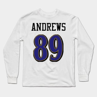 Baltimore Ravens Andrews 89 American Football Long Sleeve T-Shirt